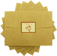 13x18 Kartpostal - "Bekliyoruz" Pullu Kraft