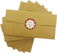 dikdörtgen - "Save The Date" Etiketli Kraft