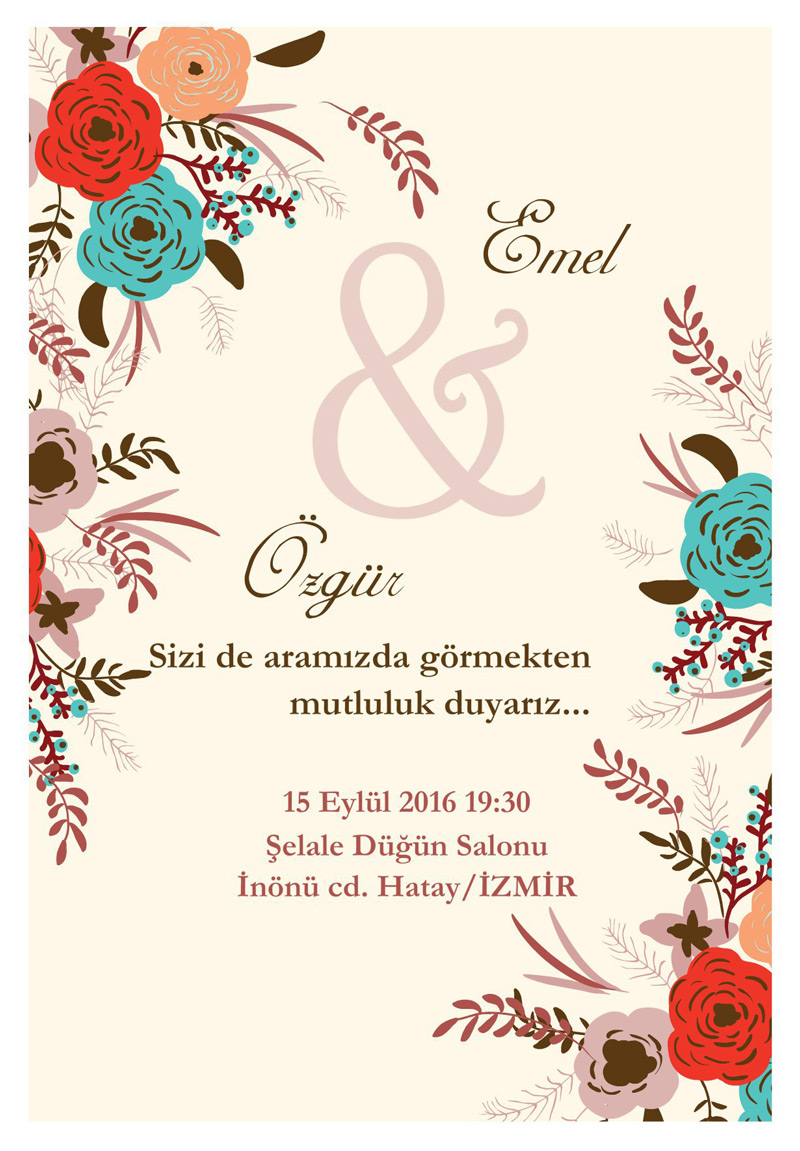 Bir Demet Aşk | Düğün Davetiyesi | Düğün Hazırlıkları | Davetiye Seçimi