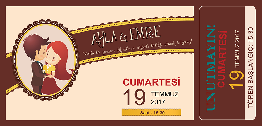 Türk Filmi | Değişik Davetiye Modelleri