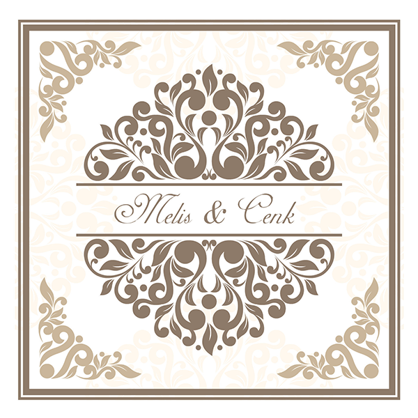 Mutluluk Fermanımız | Tuğralı Nişan Davetiyeleri | Farklı Davetiye Modelleri