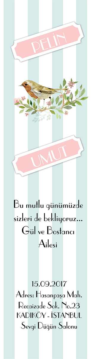 Aşk Her Yerde | Düğün Davetiyesi | Nikah Davetiyesi | Nişan Davetiyeleri